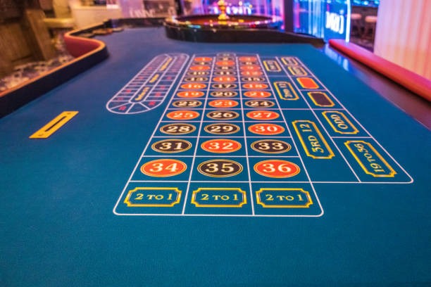 Live roulette studio with multi-camera setup